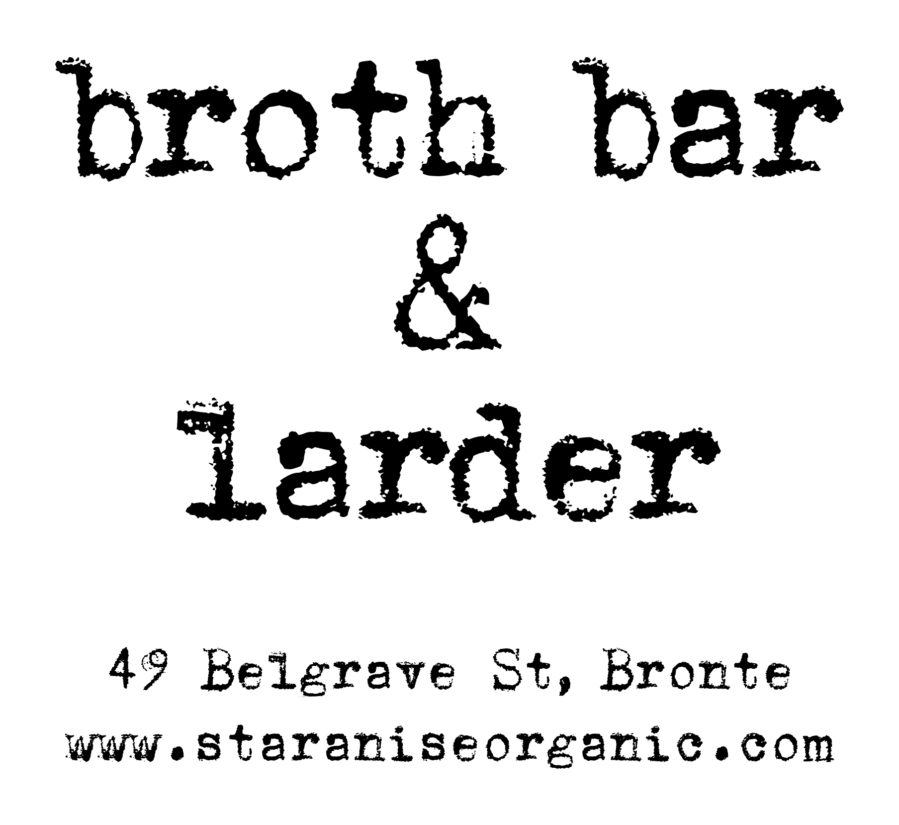 broth bar and larder